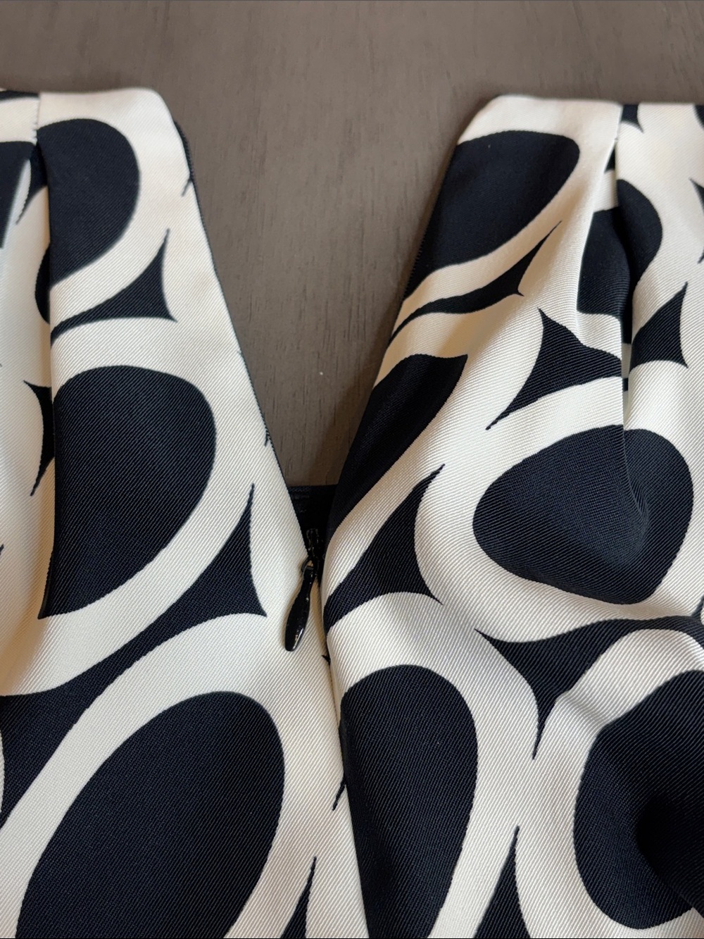 🖤Jessica Howard Black White Sleeveless Circle Print Dress 10P Stretch Midi🖤 - Picture 13 of 13